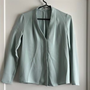 Aritzia Babaton blouse mint blue XS